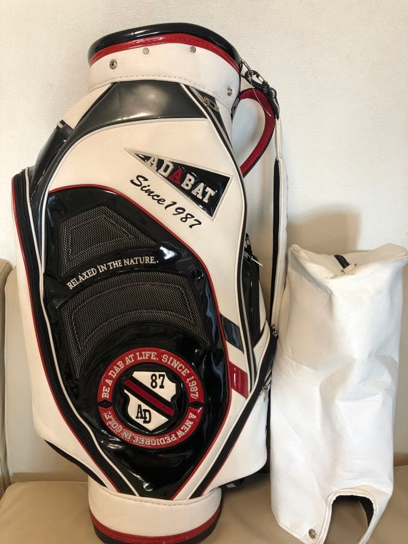 【送料込み】廃盤希少品　adabat アダバット　高級キャディバッグ　ゴルフ