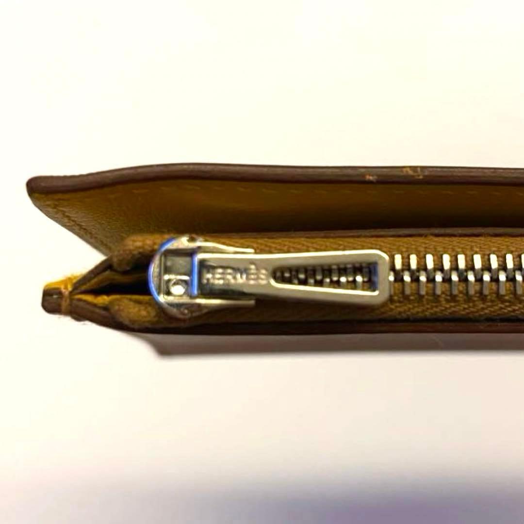 希少 美品 エルメス ノートカバー EAジップ PM ヴェルソ バイカラー 手帳