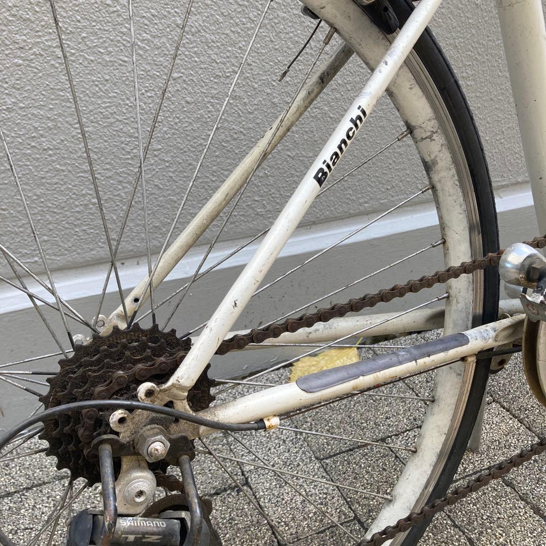 chi　引き取り限定　福岡　 クロスバイク ホワイト　700CC