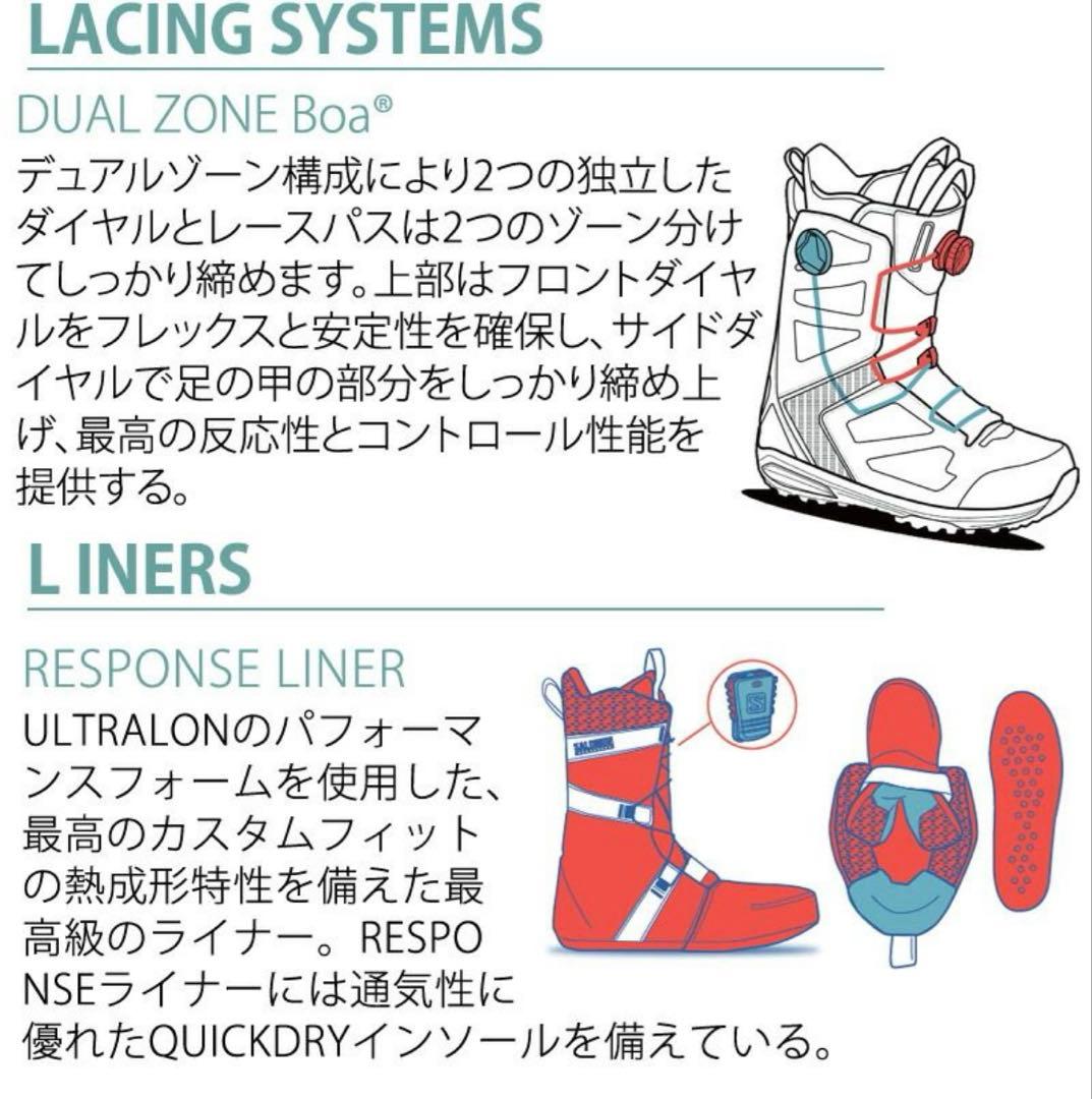 SALOMON Kiana Dual Boa スノーボードブーツ23.5cm