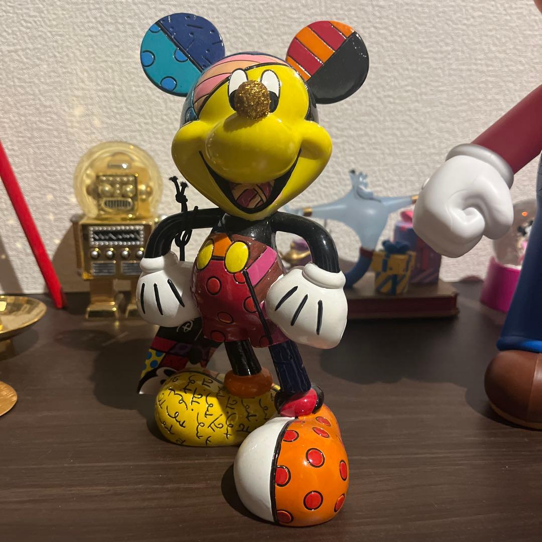 ミッキーマウス アートフィギュア マルチカラー 約25cm