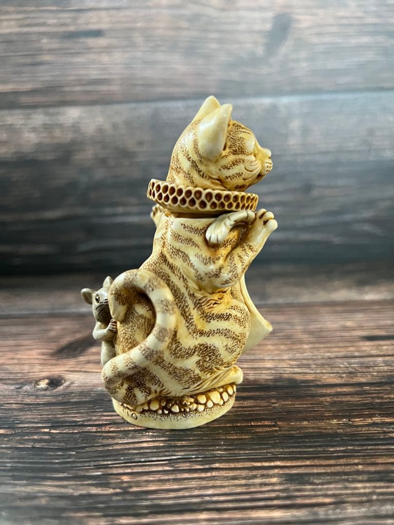 貴重　Poet's Party デビッド・ローレンス　置物　オブジェ　猫　鼠