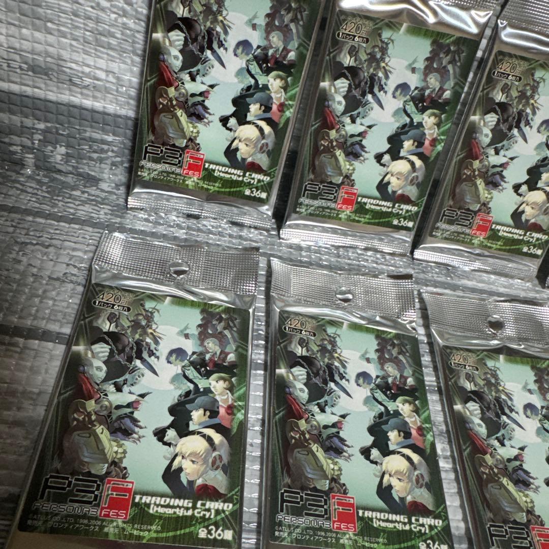 【8点未開封】　ペルソナ3 fes トレーディングカード