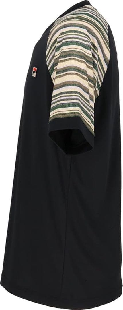 FILA フィラ テニスウェア 半袖Tシャツ VM5620ブラック メンズM新品