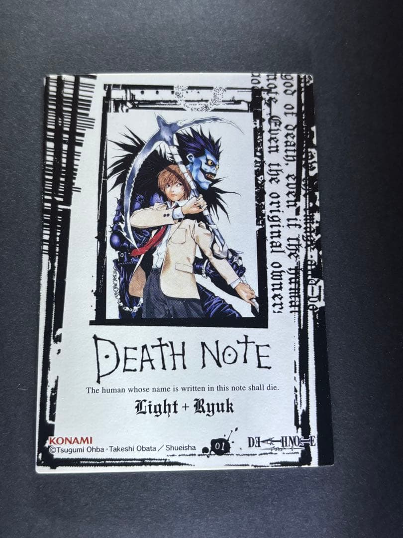 【レア】デスノート　トレーディングカード　夜神月