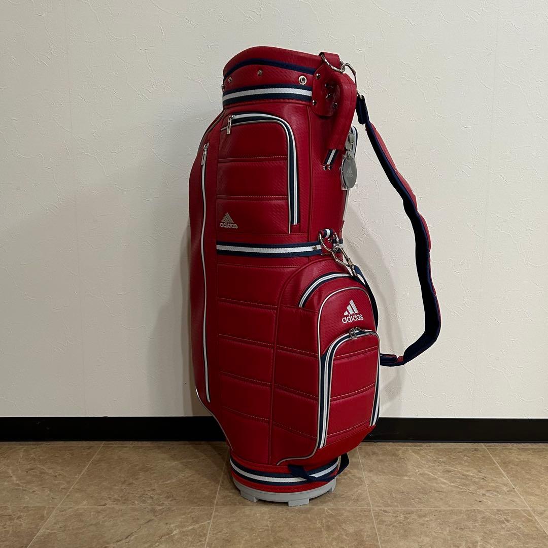 adidas アディダス レッド キャディバッグ