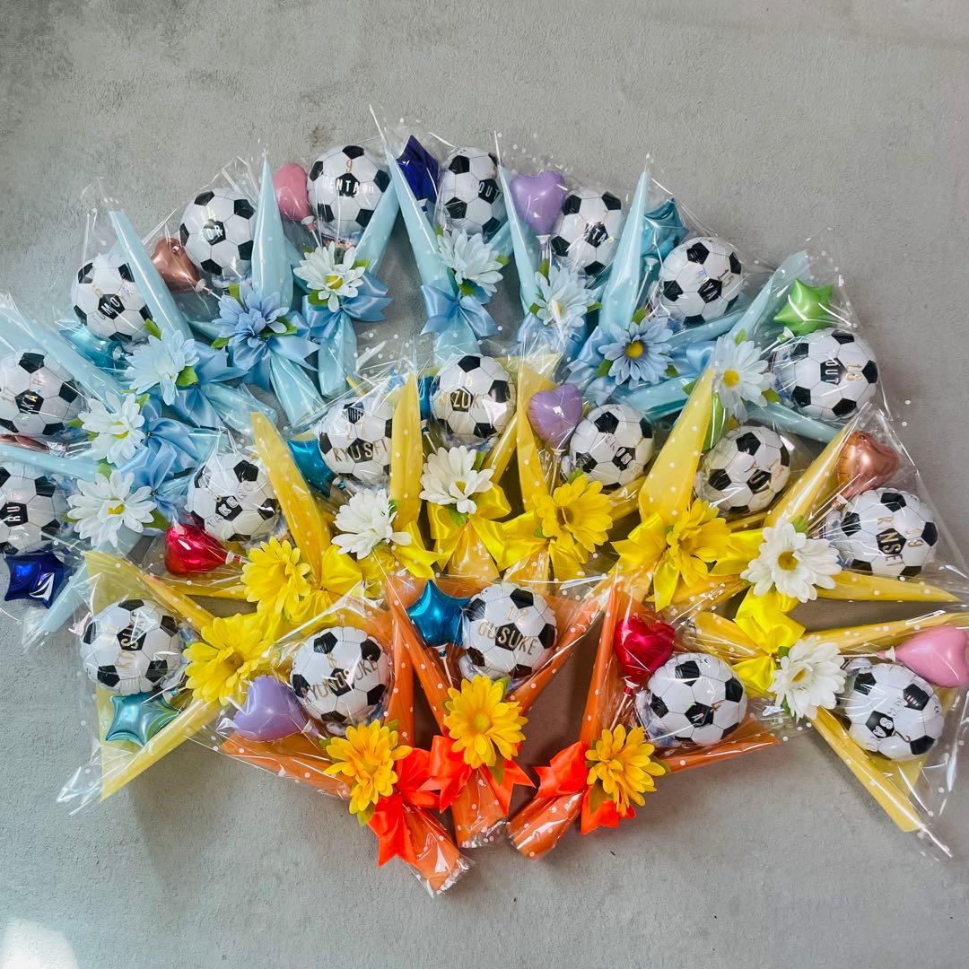 卒業　卒団　バルーンブーケ　サプライズ