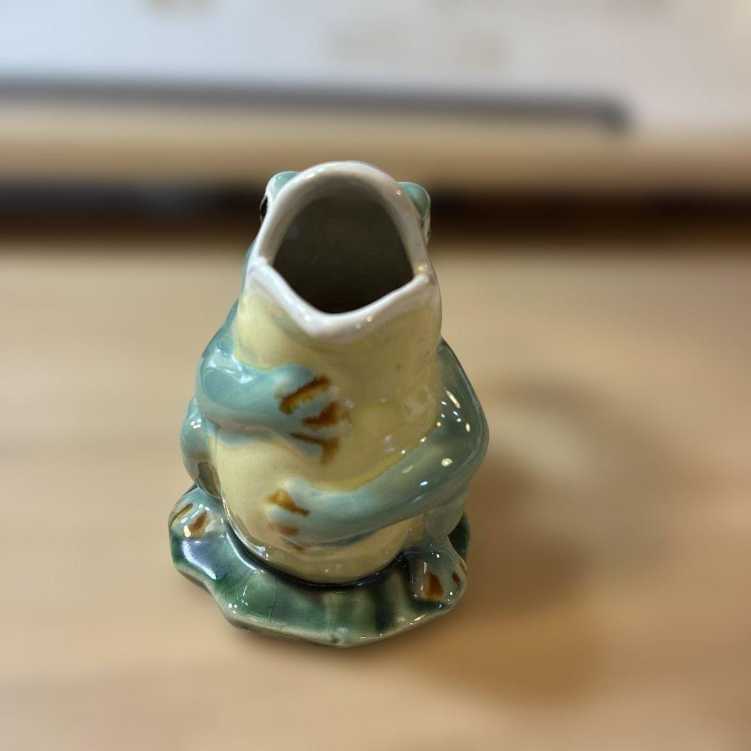 希少　Athezza France カエル バルボティーヌ 陶器 ミニピッチャー