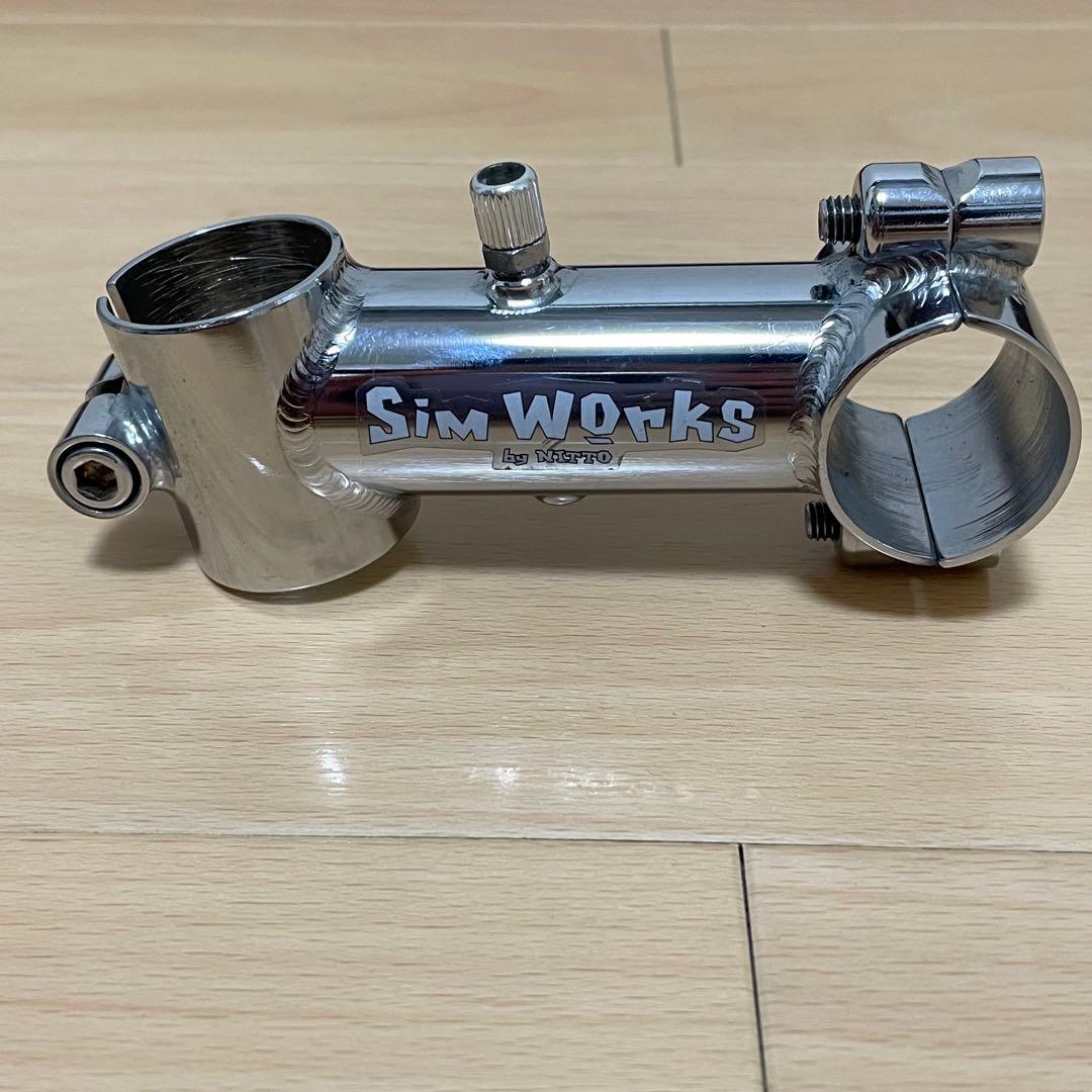SIMWORKS by NITTO　Dirty RHONDA Stem シルバー