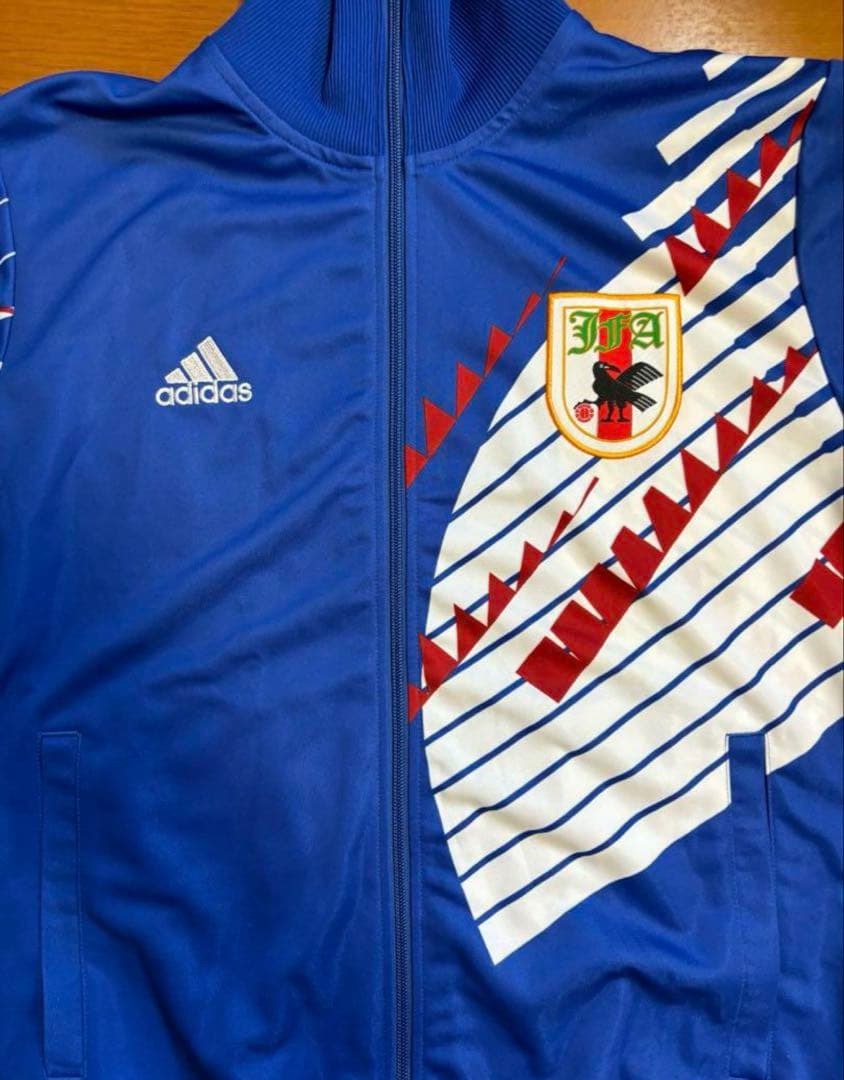 アディダス 日本代表　トラックジャケット　ユニ　ドーハの悲劇　復刻版