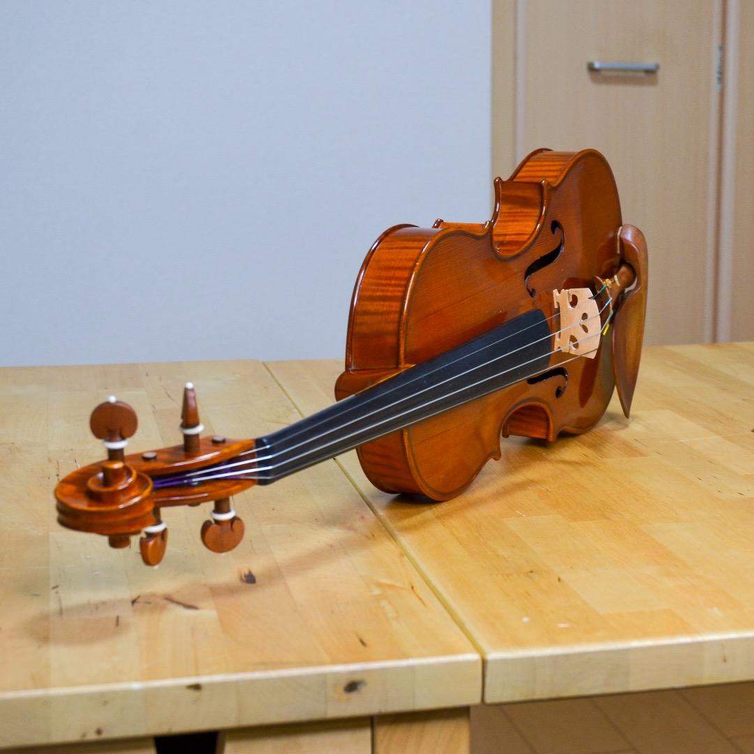 個人オーダーメイド Violin 虎杢目 フルサイズ【美品・良品】