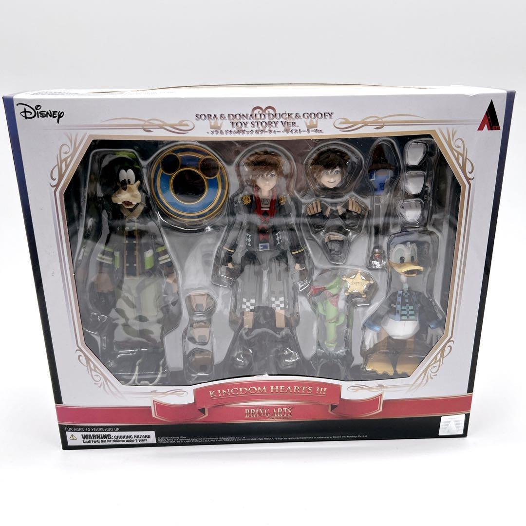 未開封✨　キングダムハーツIII ブリングアーツ ソラ　ドナルド　グーフィー
