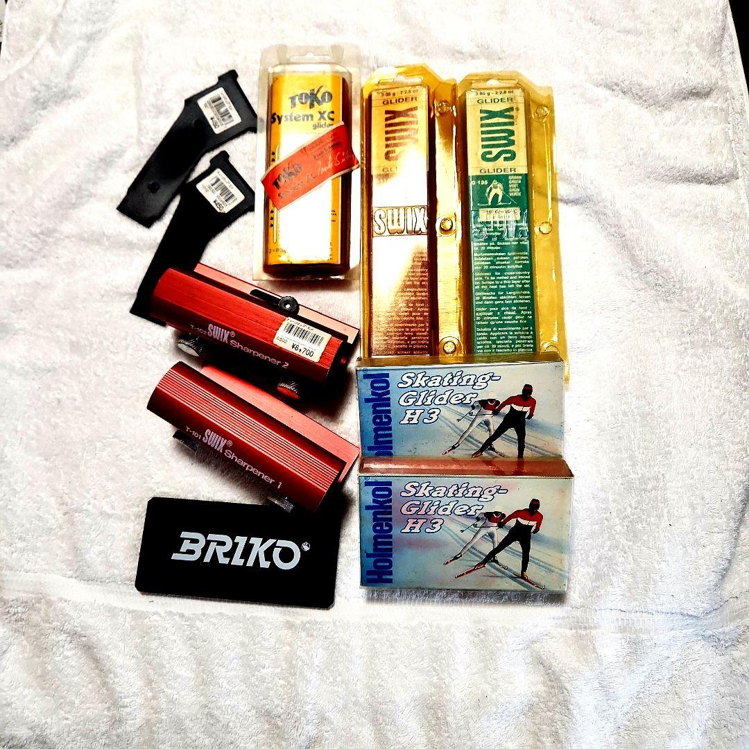 スキー用グライダーとワックスセット