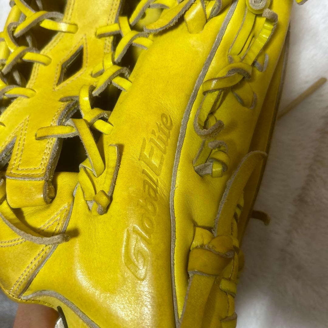 GlobalElite 軟式グローブ イエロー 【値下げ交渉可】