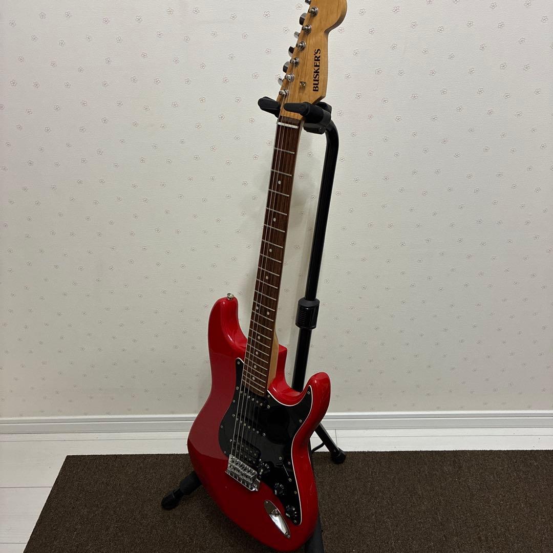 busker's ストラトキャスター　赤黒