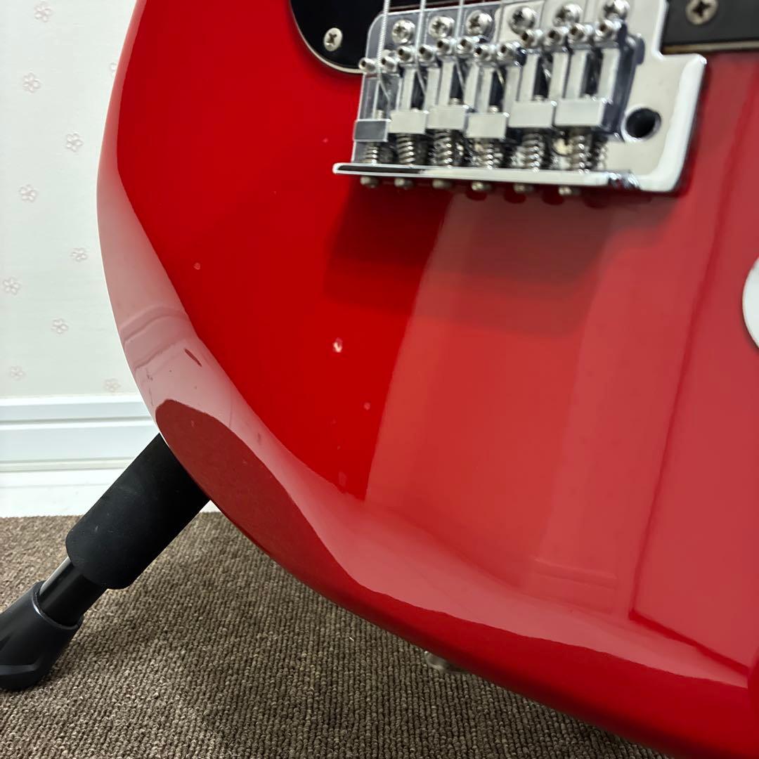 busker's ストラトキャスター　赤黒