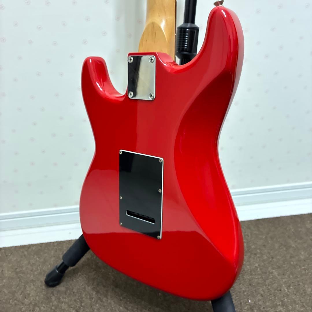 busker's ストラトキャスター　赤黒