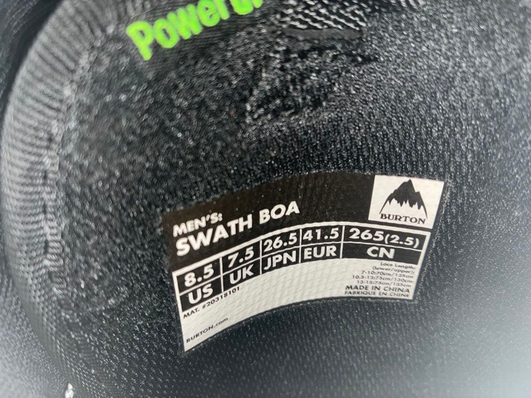 Burton スワス ダブルボア スノーボードブーツ