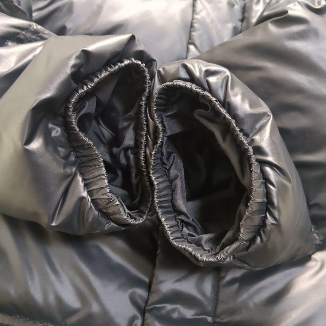 【NIKE✨ダウン✨XL】ベンチコート 肉厚 ブラック 防寒 フード