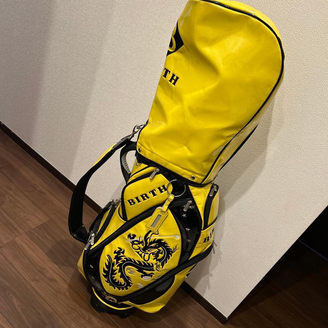 BIRTH バース キャディバッグ ゴルフバッグ エナメル ドラゴン ９型