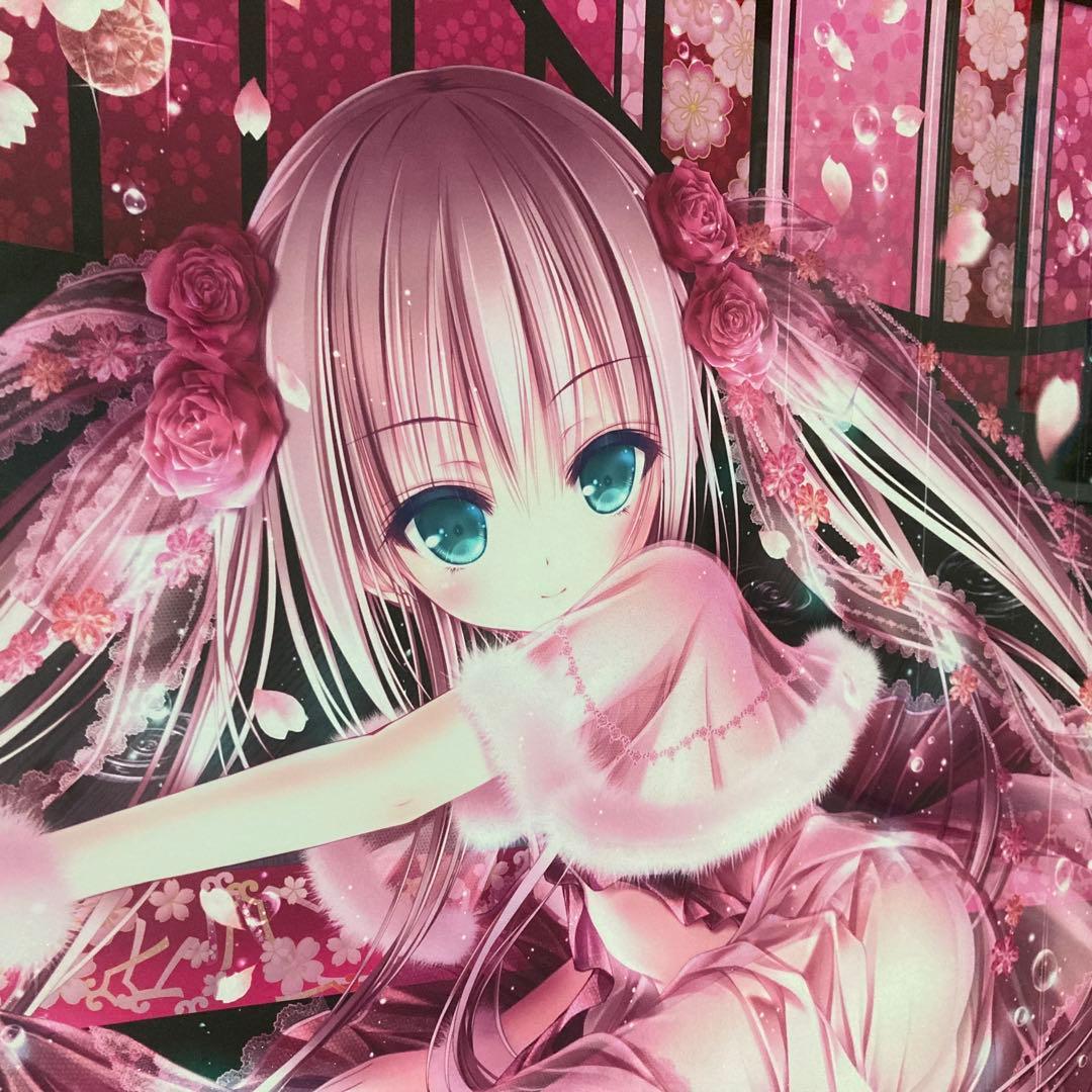 版画　てぃんくる　雪月華舞-凛-　アールビバン ミクスドメディア