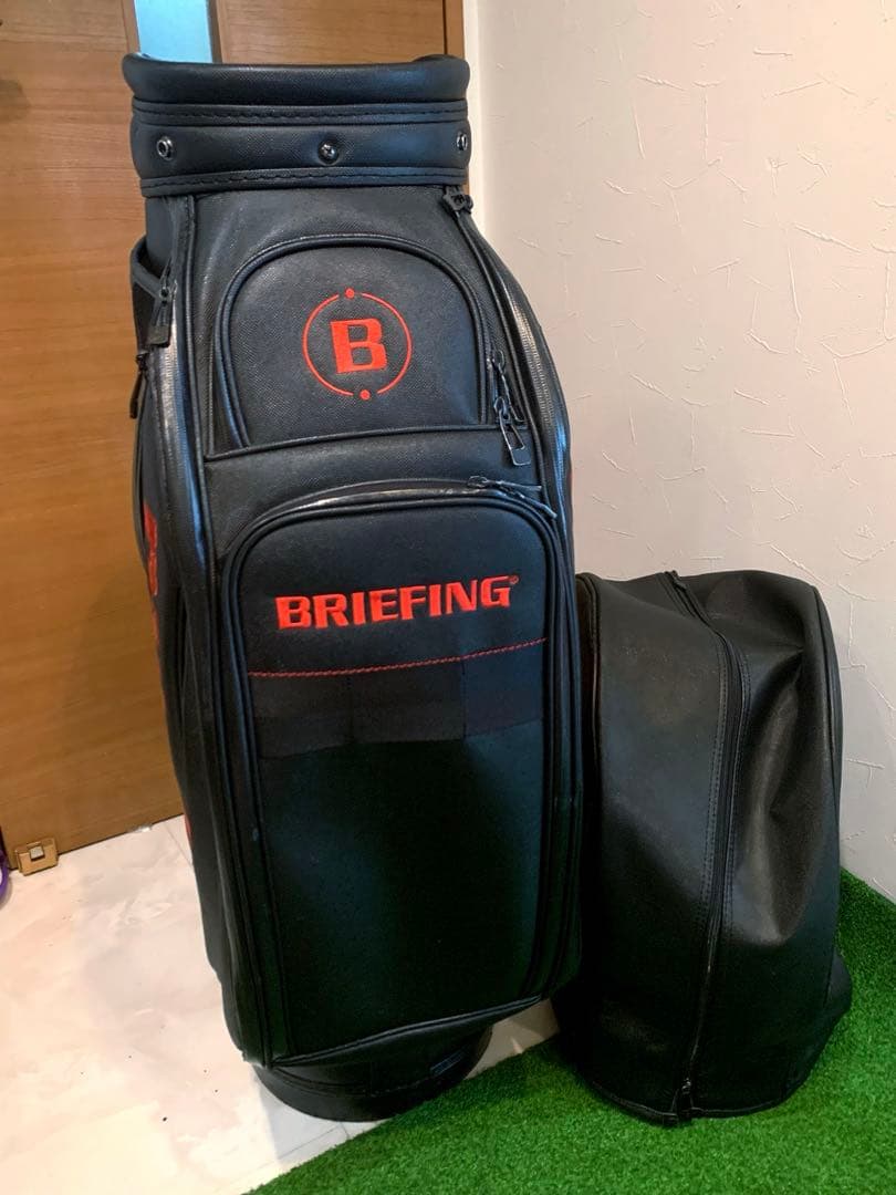 希少　ブリーフィング　briefing キャディバッグ　CR-3