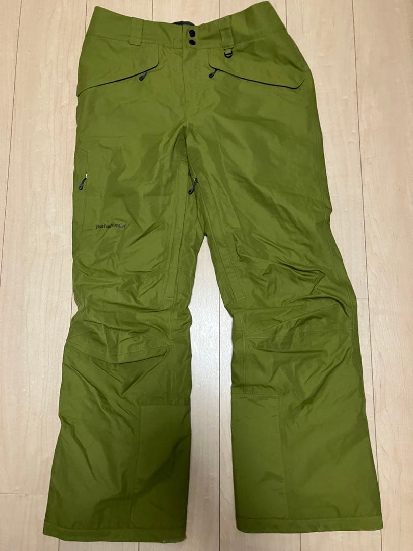 patagonia メンズ M スノーボードパンツ オリーブグリーン