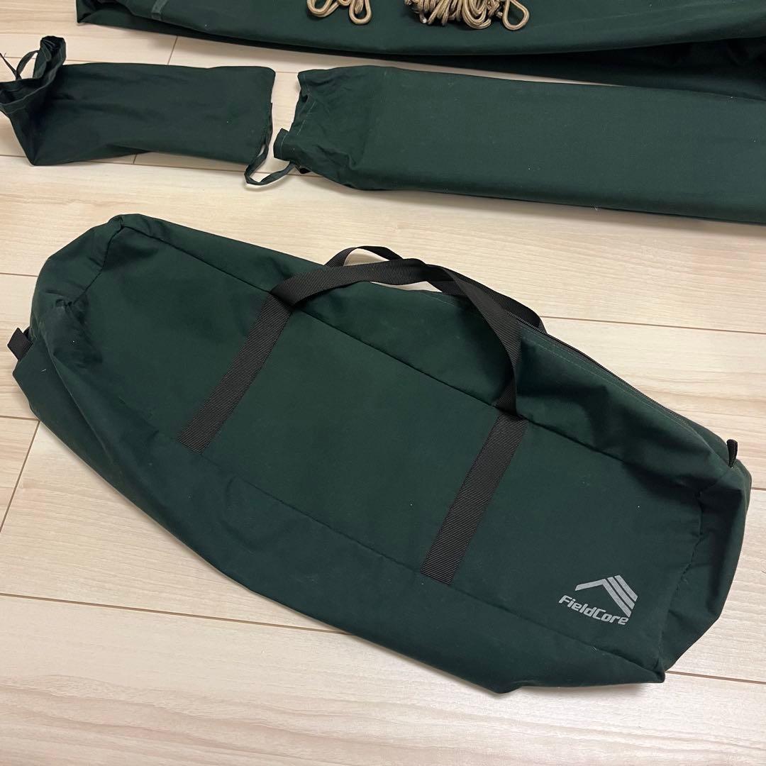 美品【 ワークマン 】高撥水TCタープ 450×450 workman キャンプ