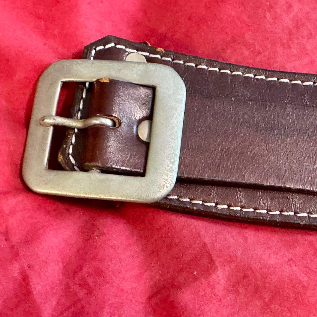 整備済 革製 彫刻付き ウェスタン ガンベルト ホルスター コルトSAA用