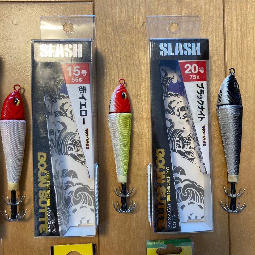 【新品】イカメタル 鉛スッテ 8本10〜30＋リーダー