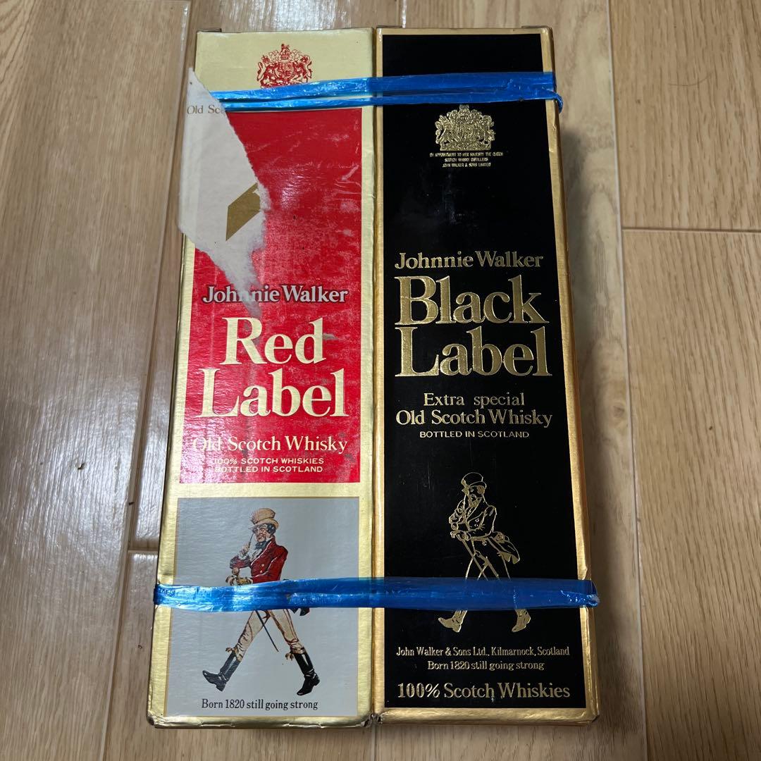 JohnnieWalker Black Label & Red Label 2本