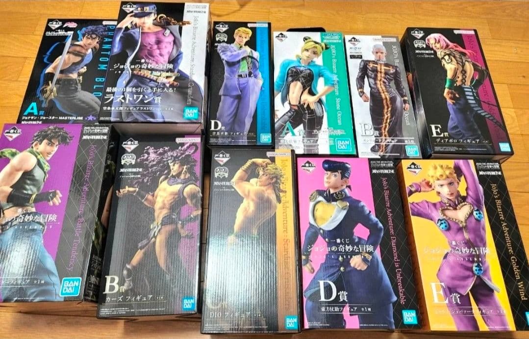 ジョジョの奇妙な冒険 フィギュア　一番くじ セット