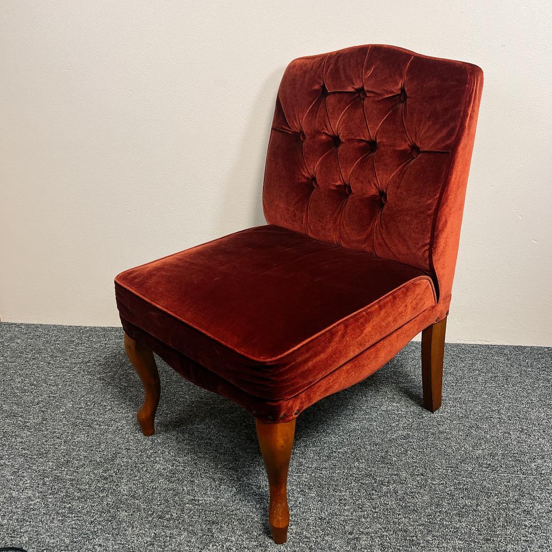 オートの椅子　アンティーク　レトロ　昭和　ダイニングチェア　デスクチェア