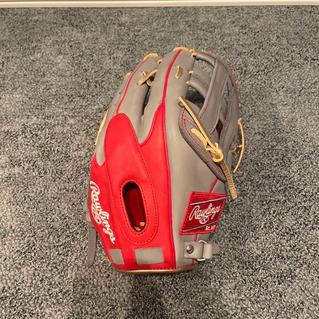 Rawlings 軟式グローブ レッド/グレー