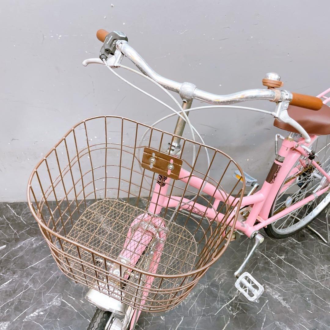 【913】《関西 引き取り》一般車 ママチャリ De-anne ピンク