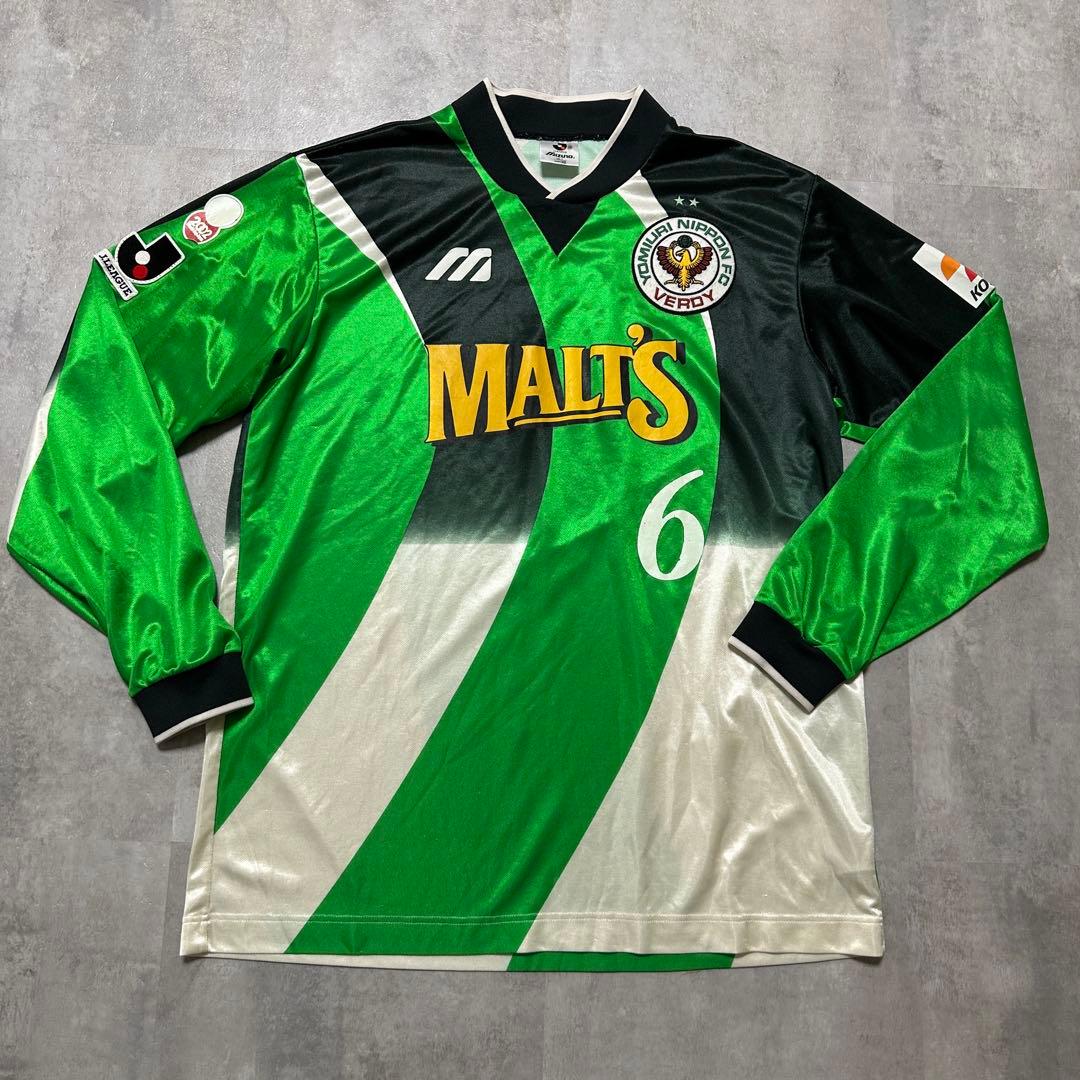 95/96ヴェルディ川崎時代 ユニフォーム 背番号6 ヴィンテージ