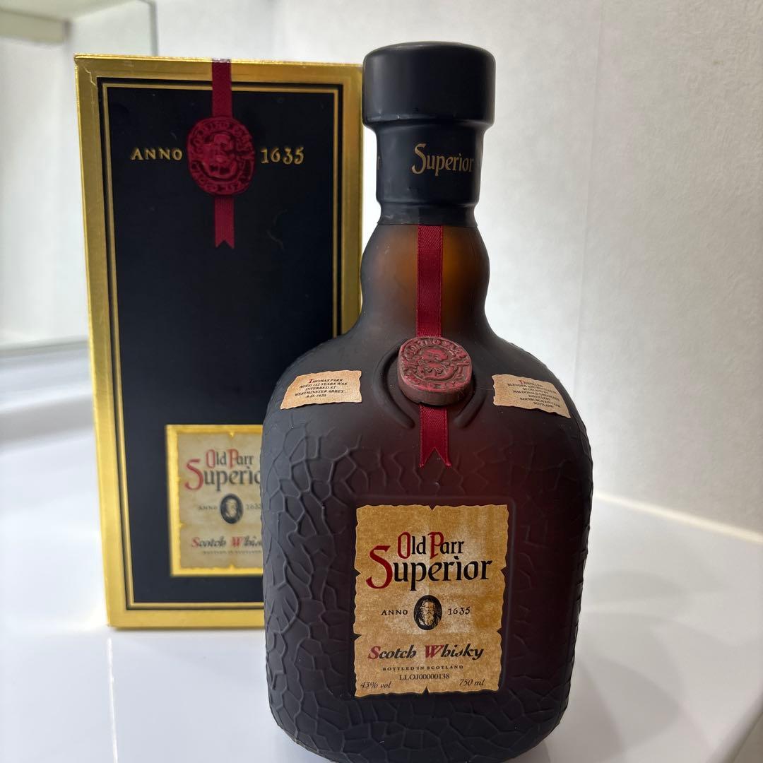 匿名発送　Old Parr Superior スコッチウイスキー 750ml