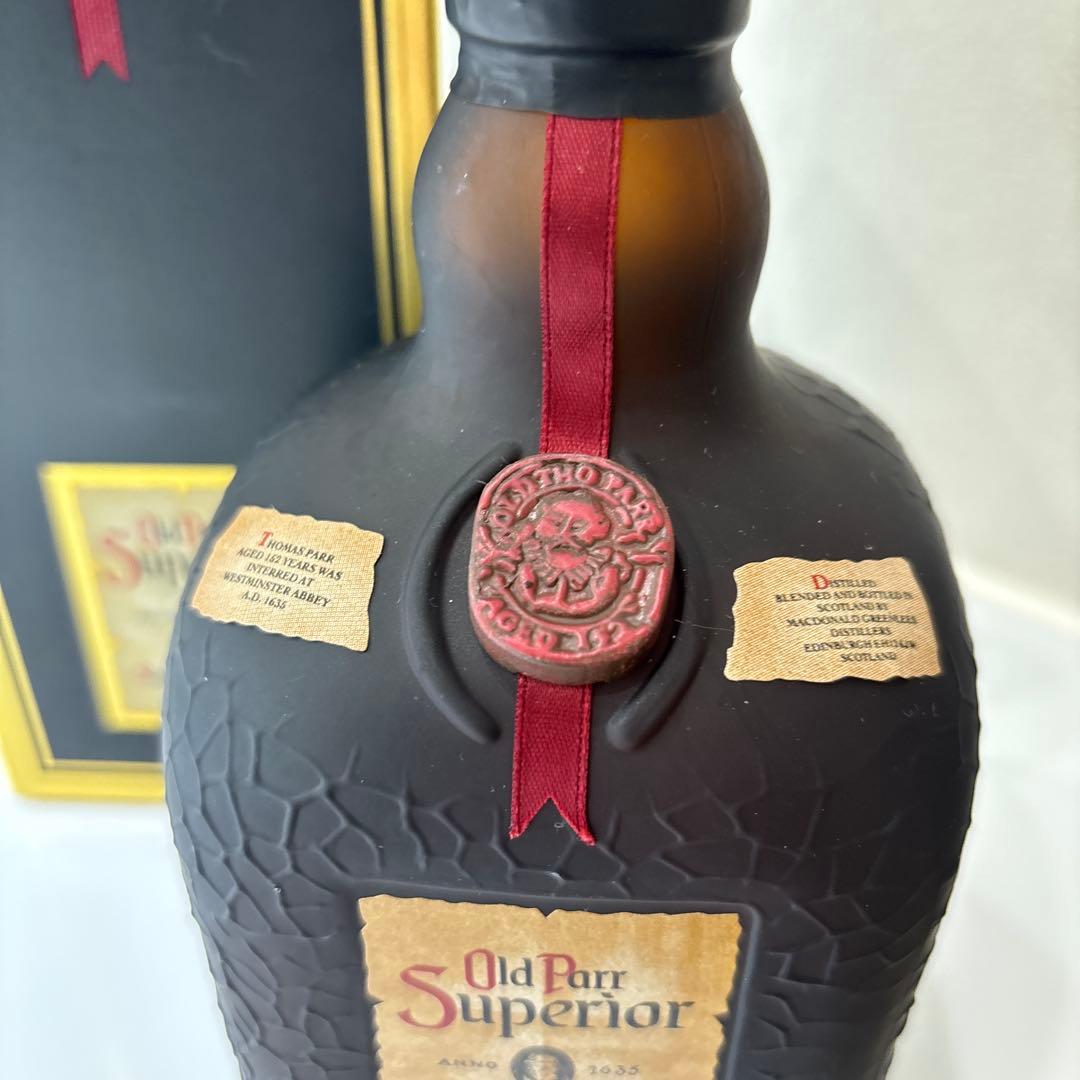 匿名発送　Old Parr Superior スコッチウイスキー 750ml