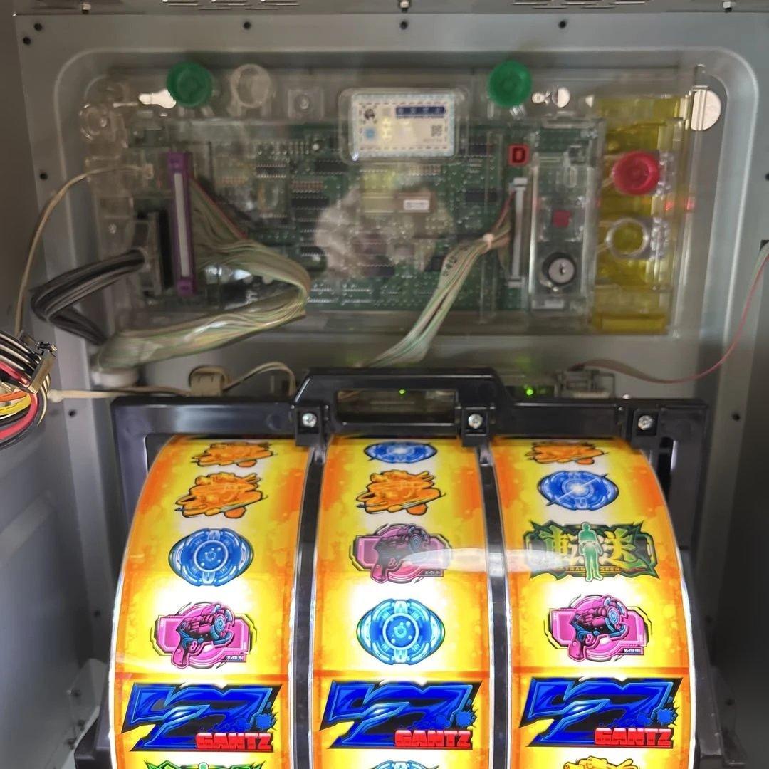 スロット 実機 超GANTZ 不要機 音量調節機能付き パチスロ機 家スロ