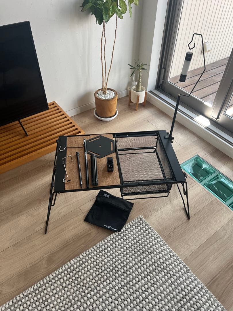 Igt テーブルセット➕α ランタンスタンド　天板　収納などなど