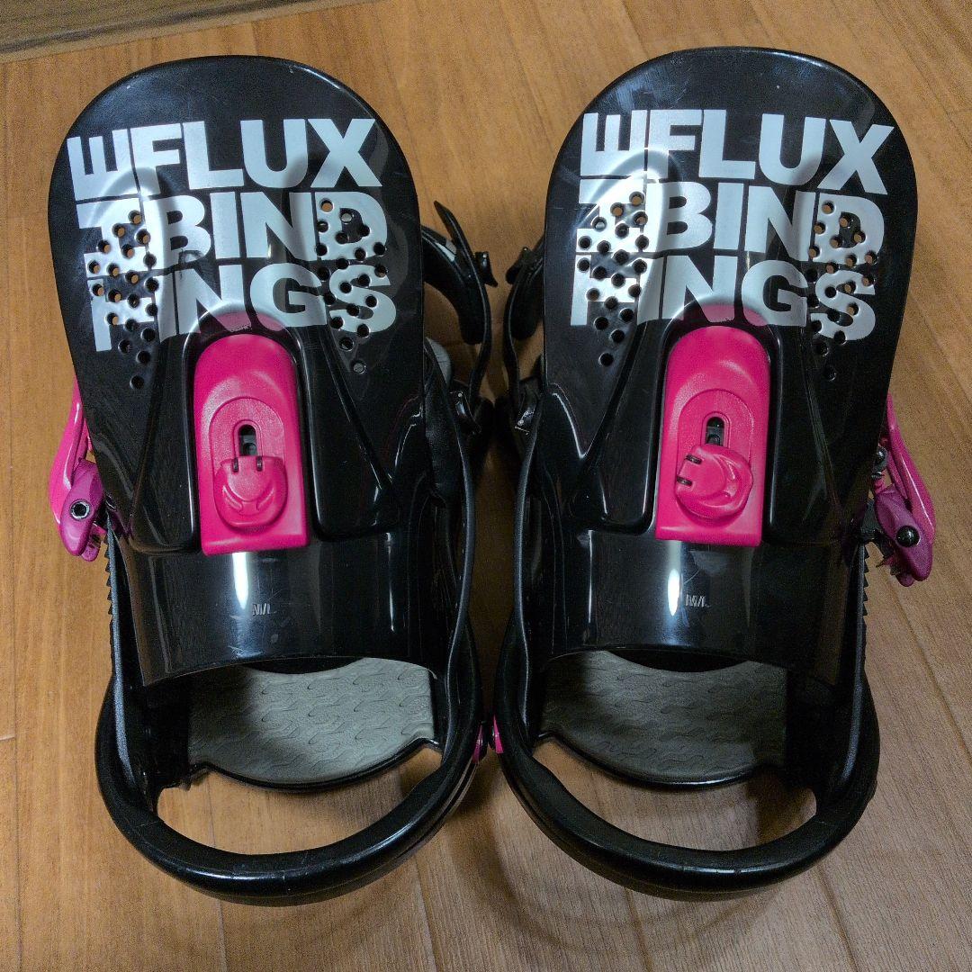 【USED】FLUX スノーボードビンディング PR15 ブラック/ピンク M