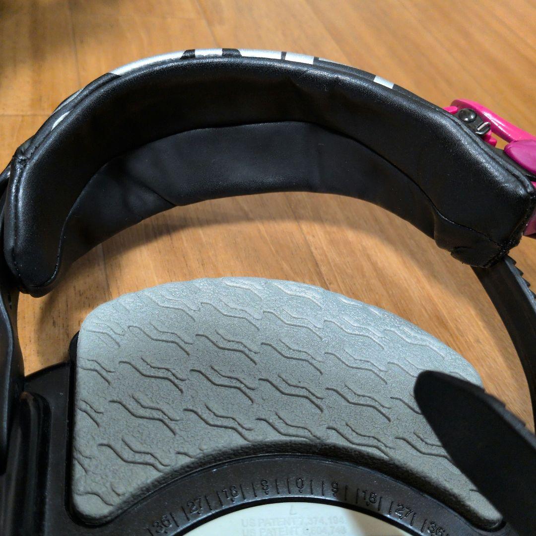 【USED】FLUX スノーボードビンディング PR15 ブラック/ピンク M