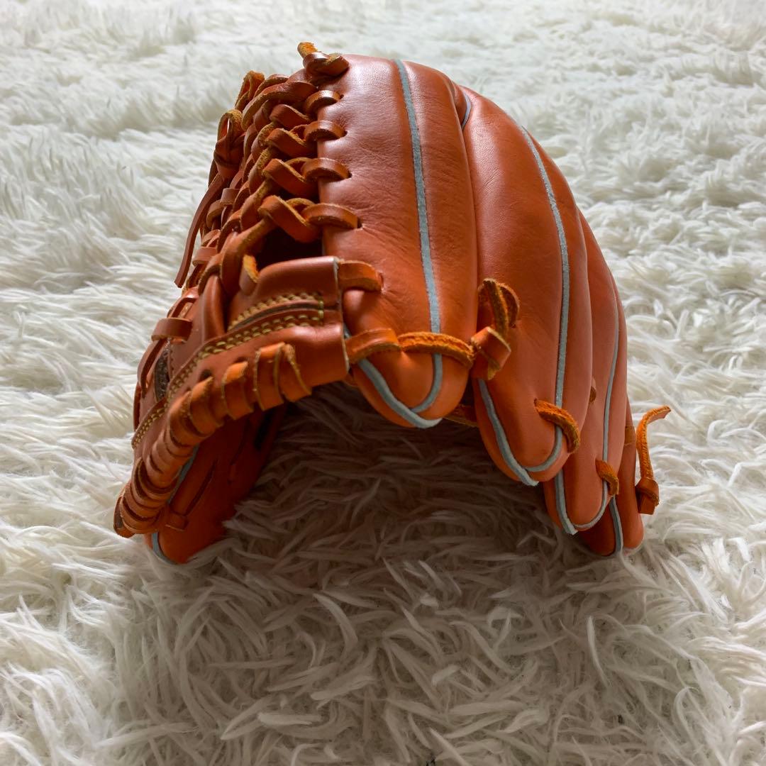 美品■ウィルソン グローブ D-MAX オレンジ　軟式用