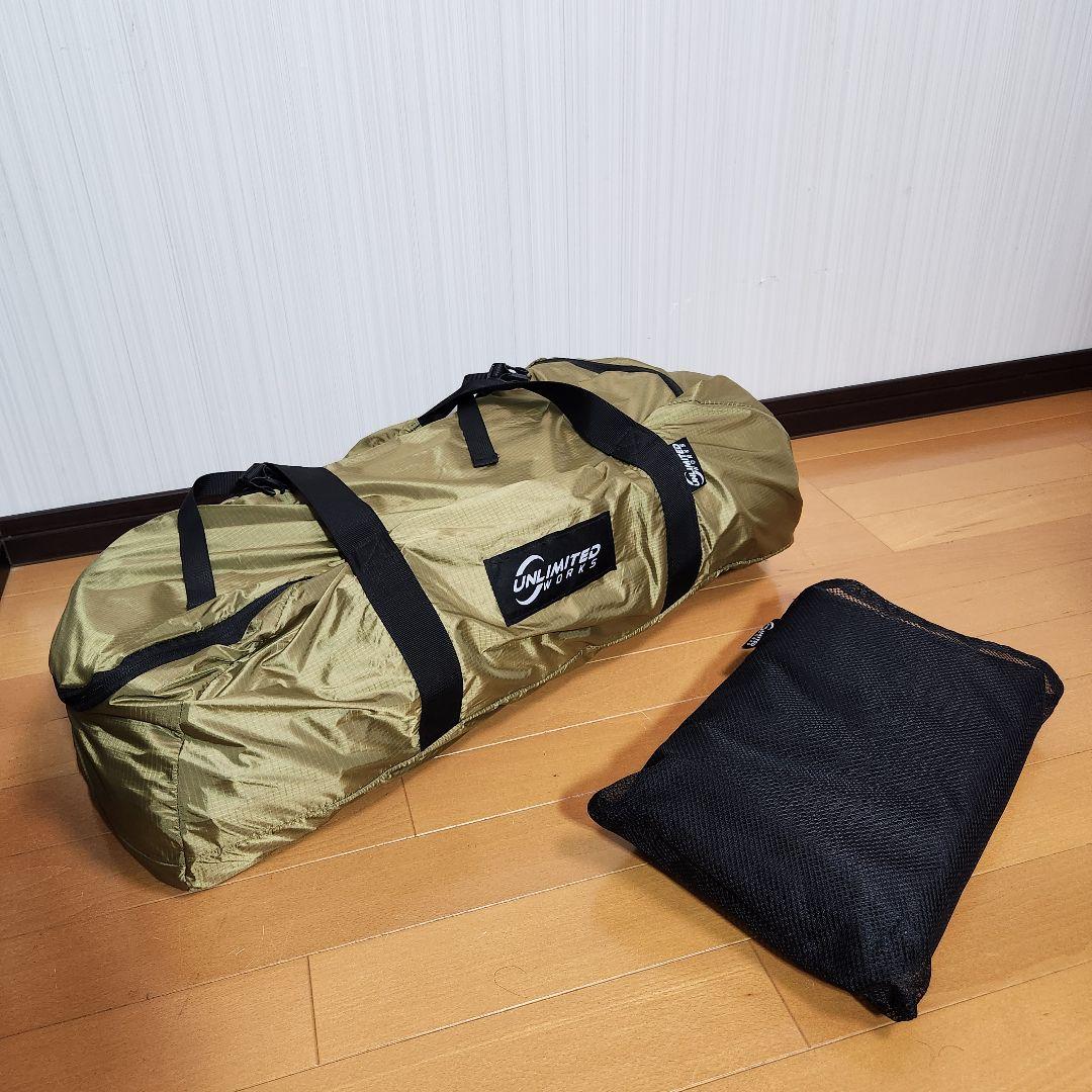 【新品】DOKICAMP ドーム型テントG2000 カーキ グランドシート付き