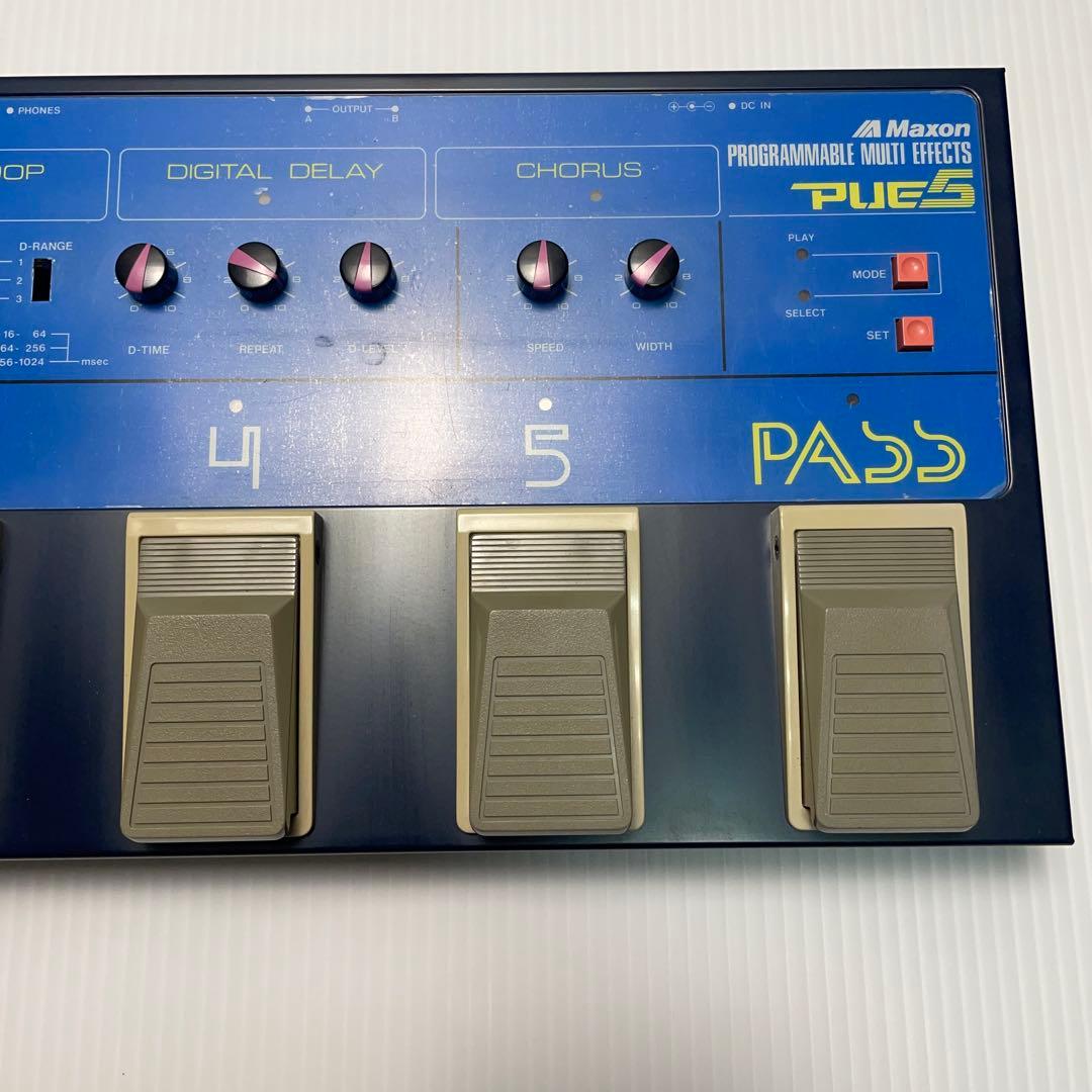 MAXON PUE5アナログマルチエフェクターマクソンアダプターAC310取説付