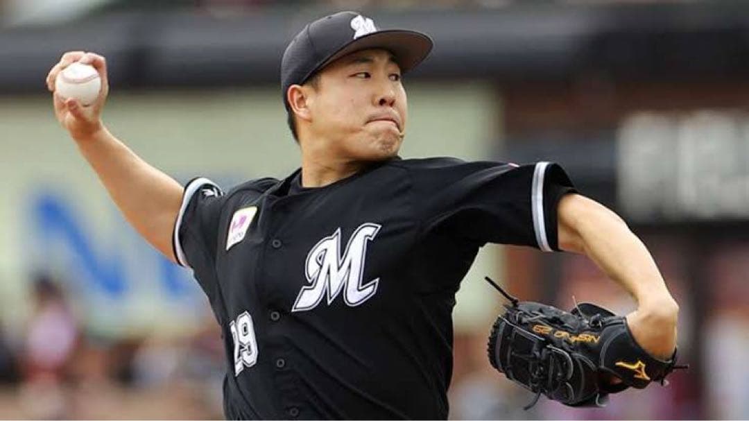 千葉ロッテマリーンズ　西野ブラックサマーユニフォーム　実使用　支給品