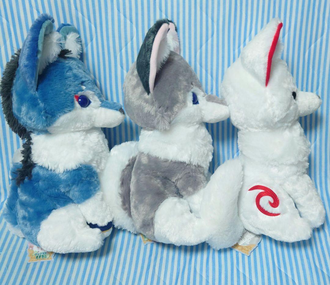 全3種　ウルトラBIGぬいぐるみ　ラックル　テル　ホロウ　アマテラスのオオカミ