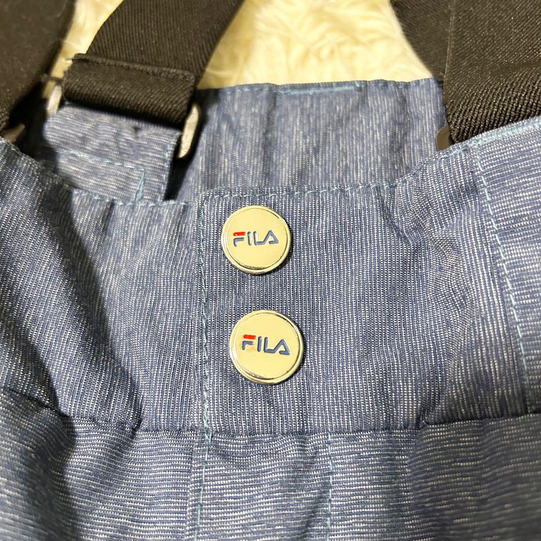 FILA フィラ スキー スノーボード ウェア 総柄 千鳥柄 トリコロール M
