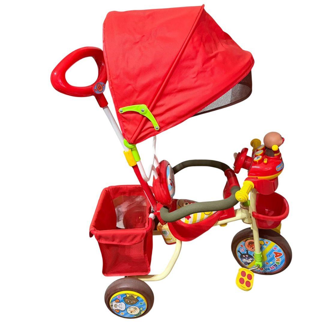 【アンパンマン】 三輪車 それいけ！アンパンマン デラックスII レッド 赤