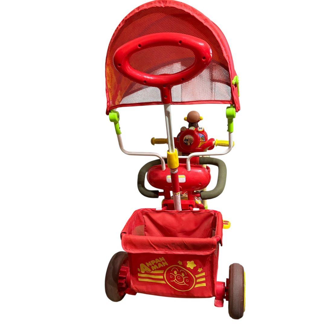 【アンパンマン】 三輪車 それいけ！アンパンマン デラックスII レッド 赤